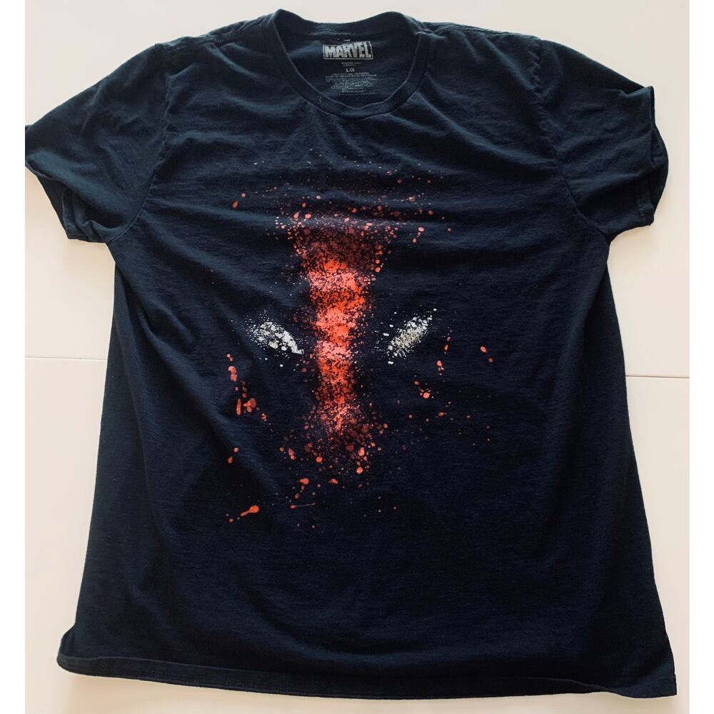Deadpool Face Mask‎ Shirt Marvel Comics
